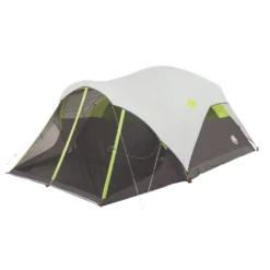 Coleman 6-Person Steel Creekâ„¢ Fast Pitchâ„¢ Dome Camping Tent With Screen Room, Green