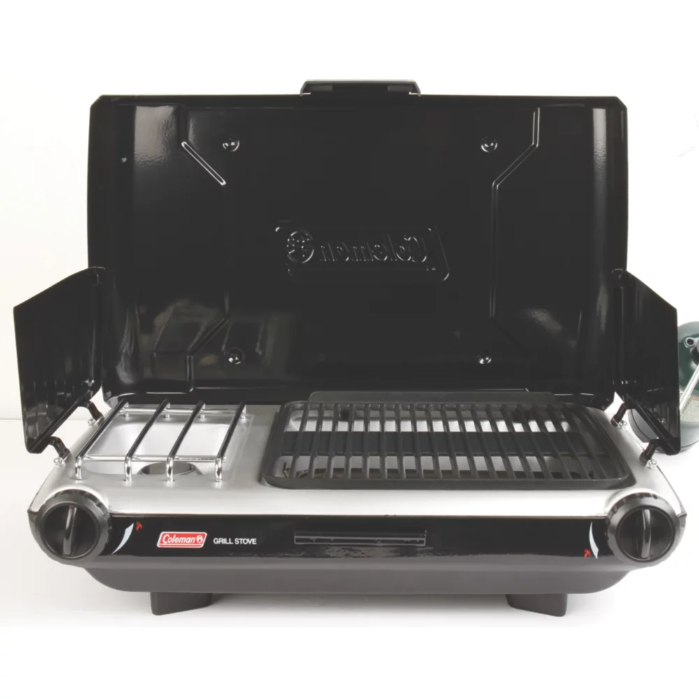 Coleman Tabletop Propane Gas Camping Grill/Stove, 2-Burner - Image 2