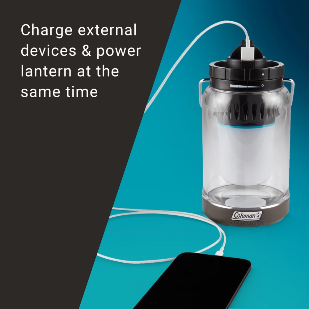 Coleman OneSource⢠600 Lumens LED Lantern & Rechargeable Lithium-Ion Battery - Image 6