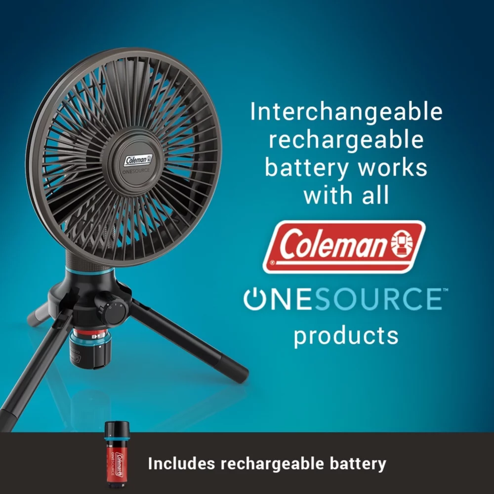 Coleman OneSource⢠Multi-Speed Fan & Rechargeable Battery - Image 2