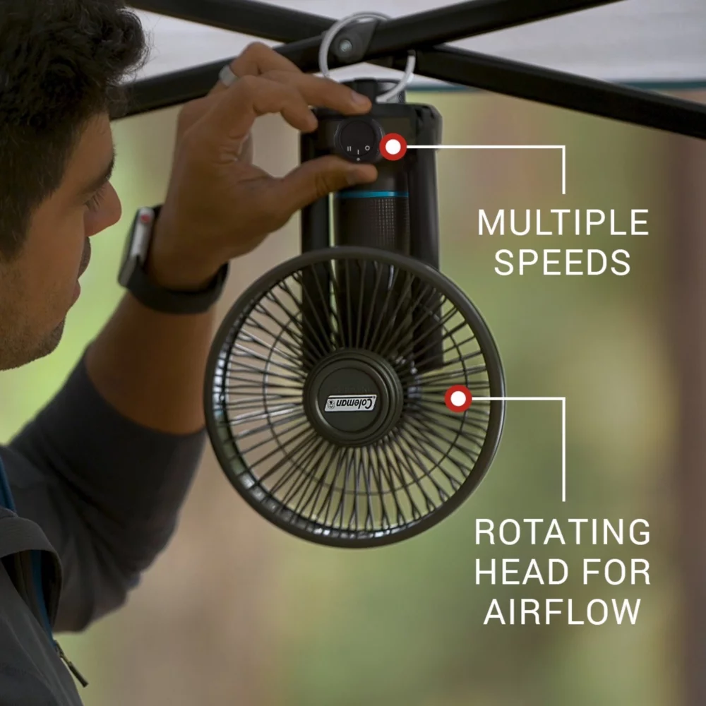 Coleman OneSource⢠Multi-Speed Fan & Rechargeable Battery - Image 3