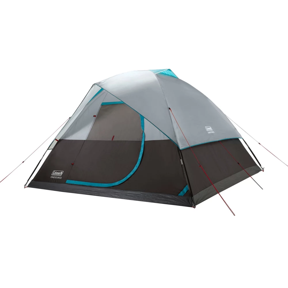 Coleman OneSource⢠Rechargeable 6-Person Camping Dome Tent With Airflow System & LED Lighting