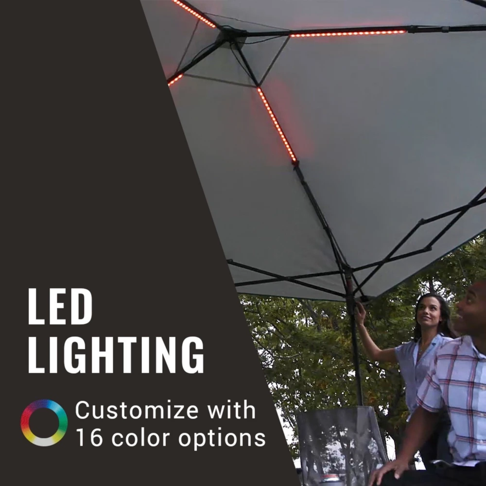 Coleman OneSource⢠10 X 10 Canopy Shelter With LED Lighting & Rechargeable Battery - Image 3