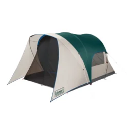 Coleman 4-Person Cabin Tent With Screened Porch, Evergreen