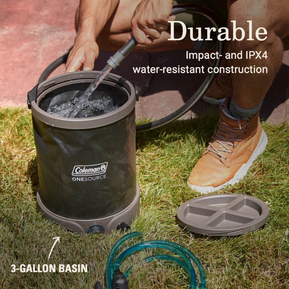 Coleman OneSource Rechargeable Built-In Pump Camp Shower Sprayer - Image 3