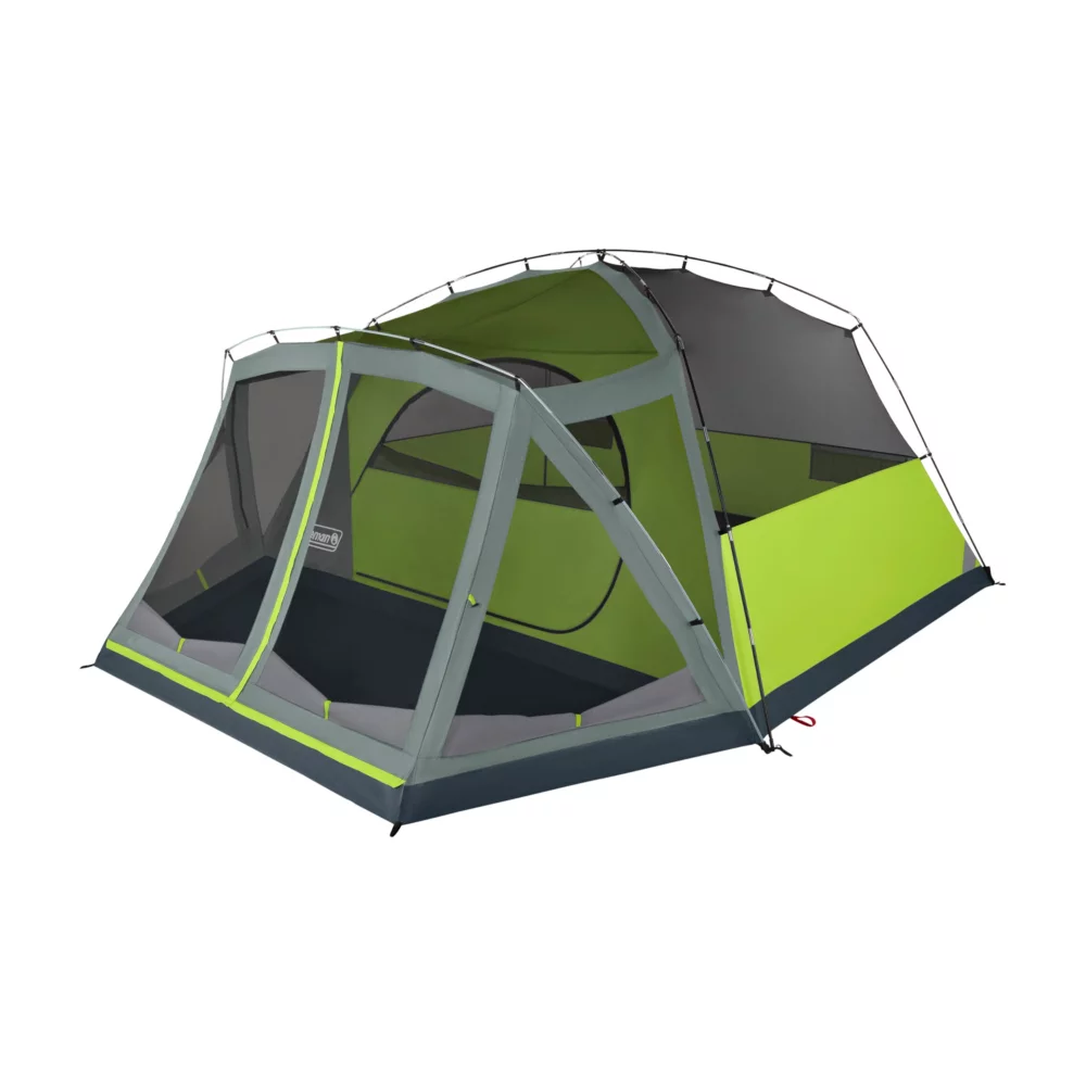 Coleman Skydome™ 6-Person Camping Tent With Screen Room, Rock Grey - Image 7