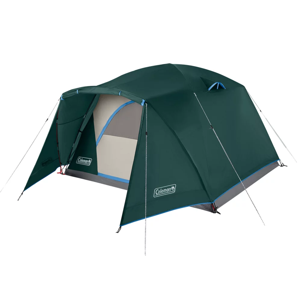 Coleman Skydomeâ„¢ 6-Person Camping Tent With Full-Fly Vestibule, Evergreen