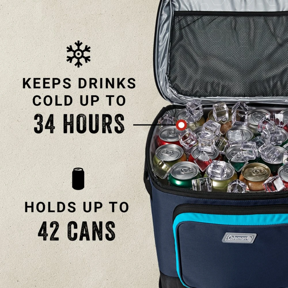 Coleman XPAND™ 42-Can Soft Cooler With Wheels - Image 5