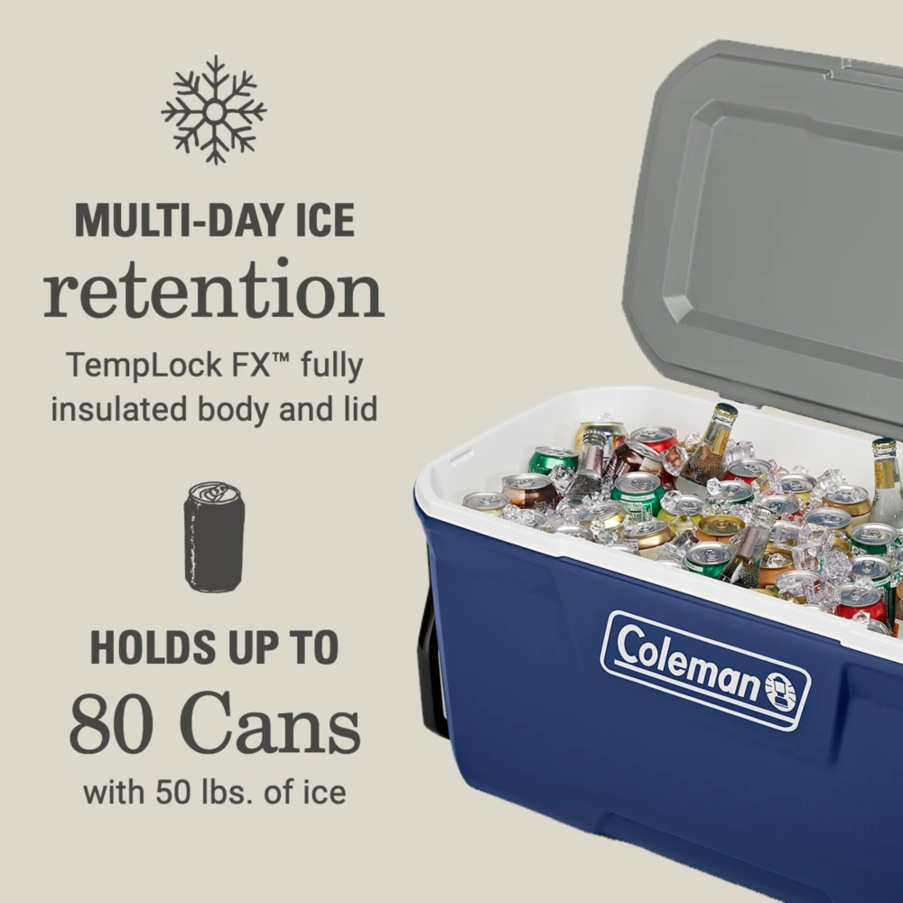 Coleman 316 Series™ 100-Quart Wheeled Cooler - Image 2
