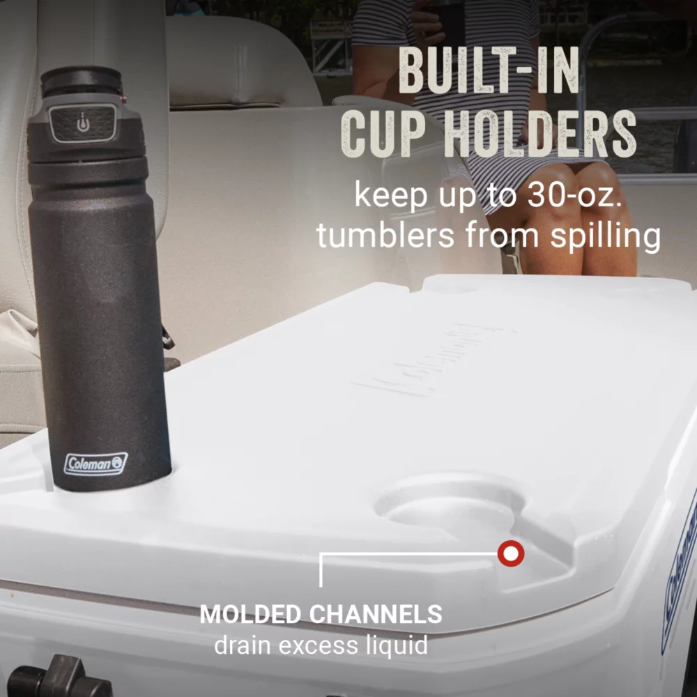 Coleman 316 Series™ 100-Quart Marine Wheeled Cooler - Image 5