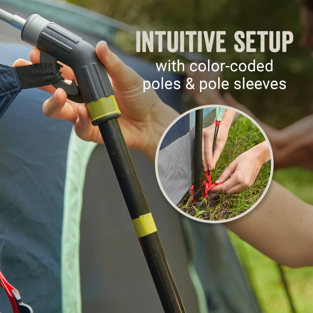 Coleman Sunlodge™ 8-Person Camping Tent, Blue Nights - Image 2